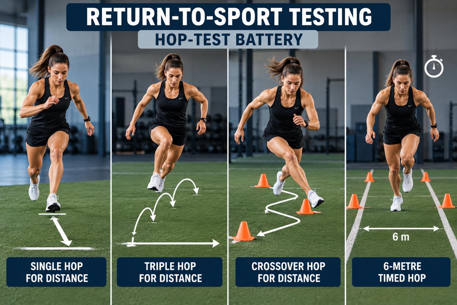 Return-to-Sport Testing: The Hop-Test Battery and Limb Symmetry Index