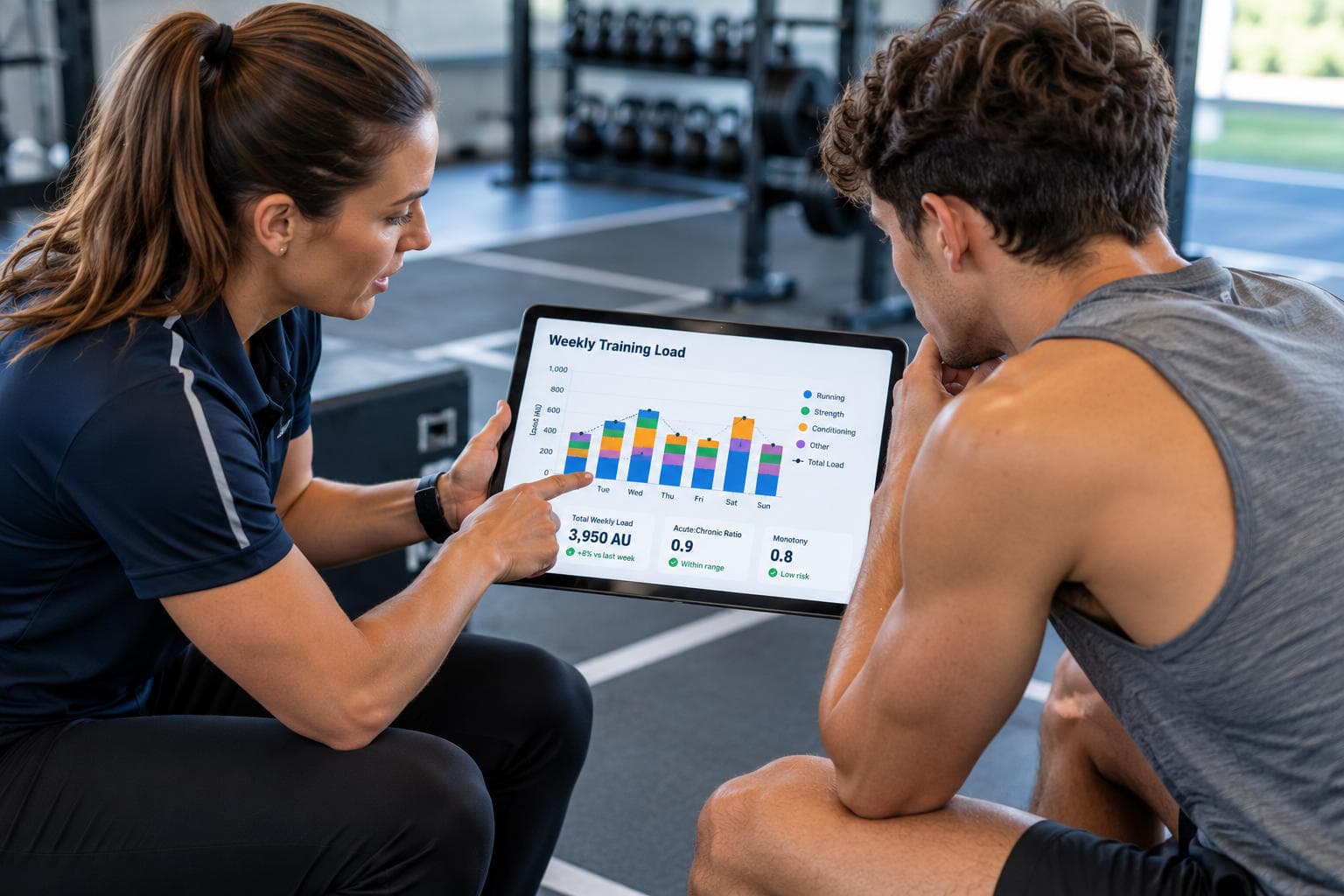 Training-load monitoring: Acute:chronic workload ratio in practice